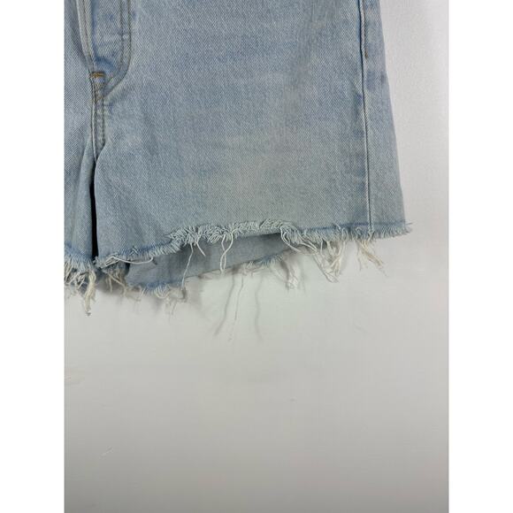 Levis' Premium Wedgie Short Button Fly Light Wash Cut Off Size 28 - Picture 10 of 11